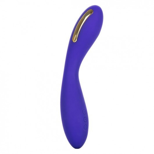 Фиолетовый вибратор с электростимуляцией Intimate E-Stimulator Wand - 21,5 см. - California Exotic Novelties - купить с доставкой в Невинномысске