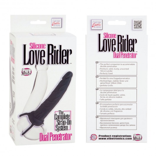 Насадка на пенис Silicone Love Rider Dual Penetrator для двойного проникновения - 14 см. - California Exotic Novelties - в Невинномысске купить с доставкой