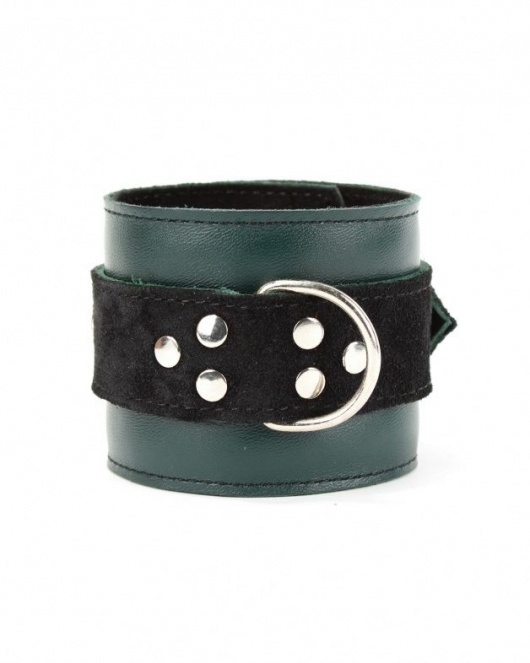 Изумрудные наручники Ladys Arsenal на карабинах - БДСМ Арсенал - купить с доставкой в Невинномысске