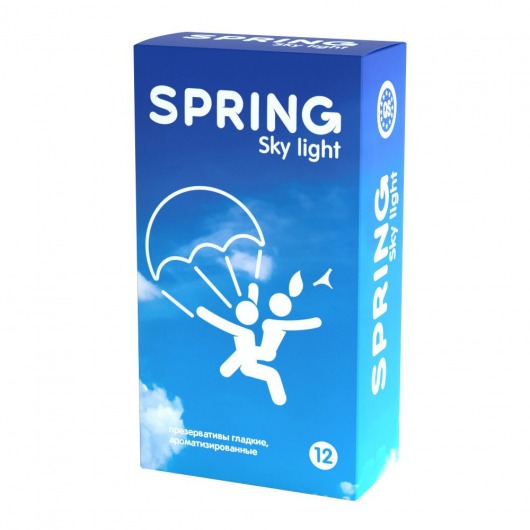 Ультратонкие презервативы SPRING SKY LIGHT - 12 шт. - SPRING - купить с доставкой в Невинномысске