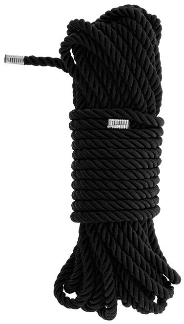 Черная веревка для бондажа BONDAGE ROPE - 10 м. - Dream Toys - купить с доставкой в Невинномысске