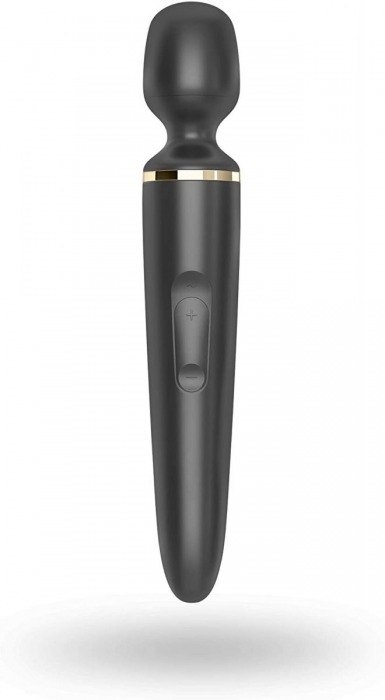 Черный вибратор Satisfyer Wand-er Woman - Satisfyer