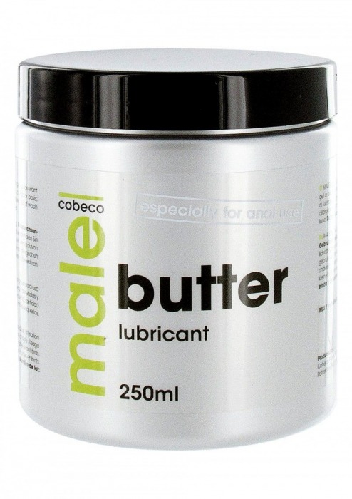 Анальный лубрикант MALE Cobeco Butter Lubricant - 250 мл. - Cobeco - купить с доставкой в Невинномысске