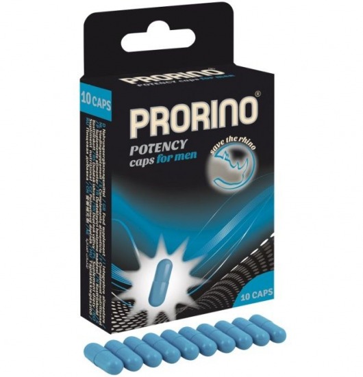 БАД для мужчин ero black line PRORINO Potency Caps for men - 10 капсул - Ero - купить с доставкой в Невинномысске