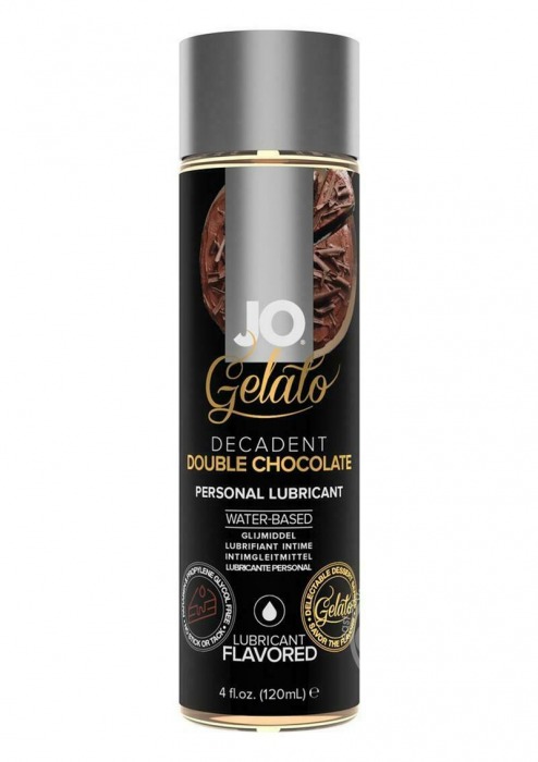 Лубрикант с ароматом шоколада JO GELATO DECADENT DOUBLE CHOCOLATE - 120 мл. - System JO - купить с доставкой в Невинномысске