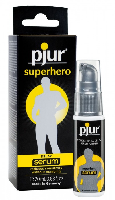 Сыворотка-пролонгатор pjur SUPERHERO Delay Serum - 20 мл. - Pjur - купить с доставкой в Невинномысске