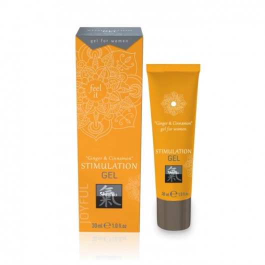 Возбуждающий интимный гель STIMULATION GEL Ginger   Cinnamon - 30 мл. - Shiatsu - купить с доставкой в Невинномысске