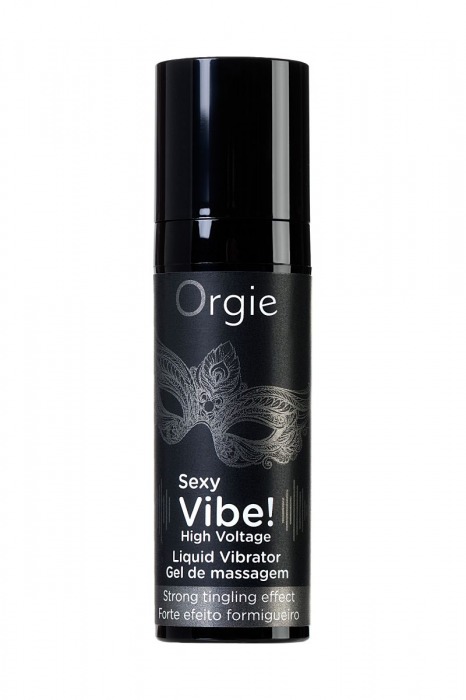 Гель для массажа ORGIE Sexy Vibe High Voltage с эффектом вибрации - 15 мл. - ORGIE - купить с доставкой в Невинномысске