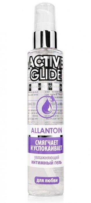 Увлажняющий интимный гель Active Glide Allantoin - 100 гр. - Биоритм - купить с доставкой в Невинномысске