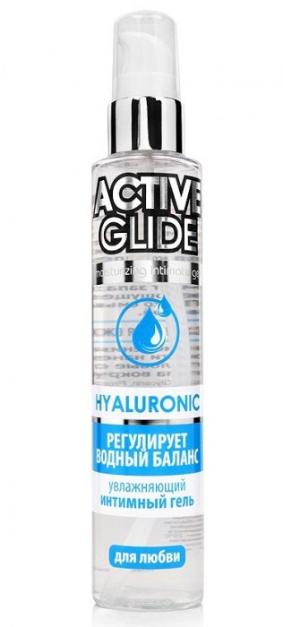 Увлажняющий интимный гель Active Glide Hyaluronic - 100 гр. - Биоритм - купить с доставкой в Невинномысске