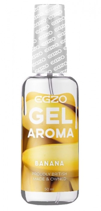 Интимный лубрикант EGZO AROMA с ароматом банана - 50 мл. - EGZO - купить с доставкой в Невинномысске