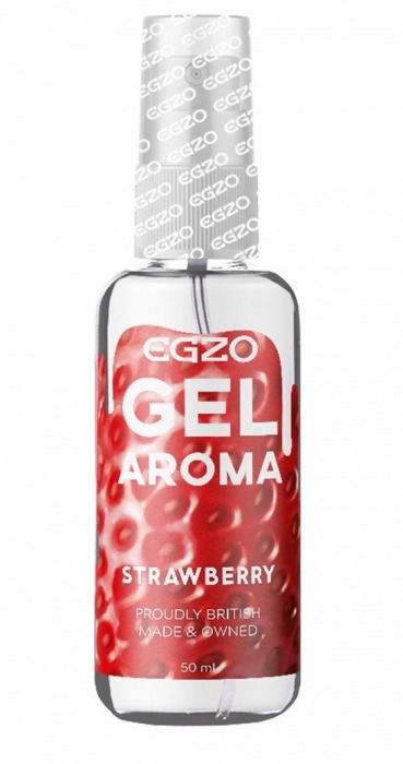 Интимный лубрикант EGZO AROMA с ароматом клубники - 50 мл. - EGZO - купить с доставкой в Невинномысске