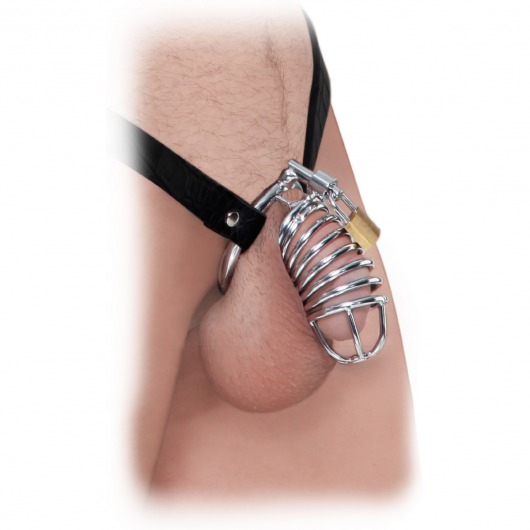 Кольцо верности Extreme Chastity Belt с фиксацией головки - Pipedream - купить с доставкой в Невинномысске