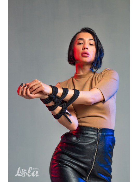 Черная веревка Do Not Disturb - 5 м. - Lola Games - купить с доставкой в Невинномысске