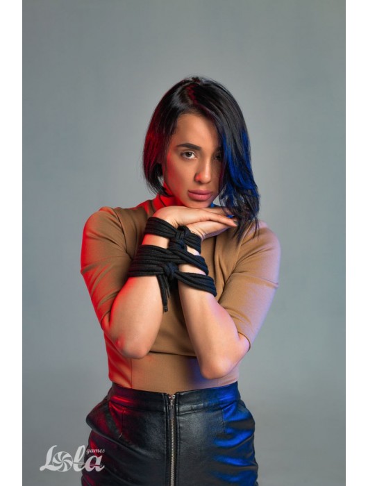 Черная веревка Do Not Disturb - 5 м. - Lola Games - купить с доставкой в Невинномысске