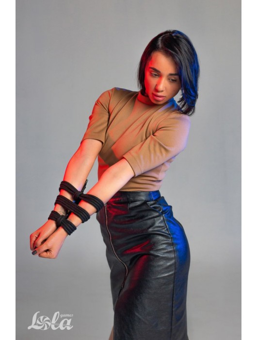 Черная веревка Do Not Disturb - 5 м. - Lola Games - купить с доставкой в Невинномысске