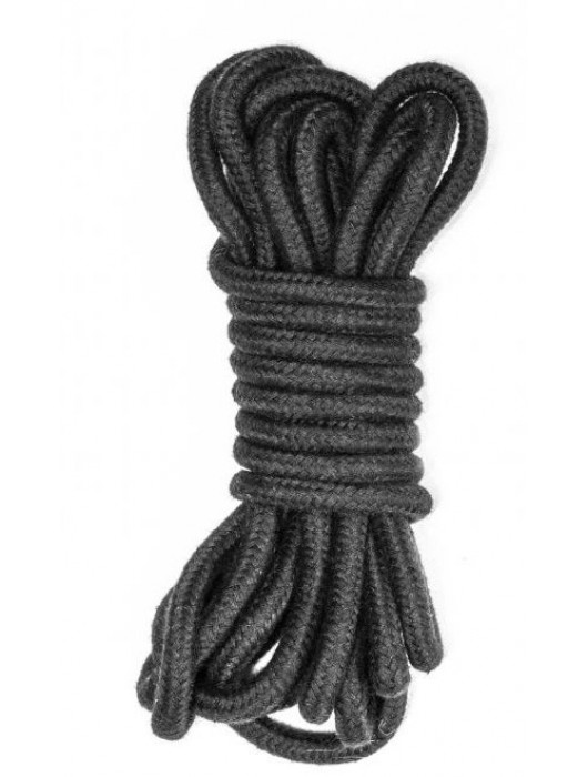 Черная веревка Do Not Disturb - 5 м. - Lola Games - купить с доставкой в Невинномысске