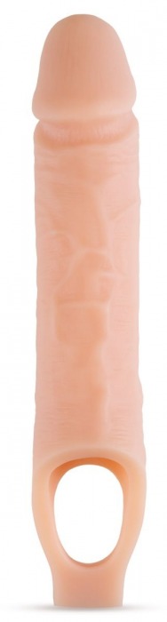 Телесный реалистичный фаллоудлинитель 10 Inch Silicone Cock Sheath Penis Extender - 25,4 см. - Blush Novelties - в Невинномысске купить с доставкой