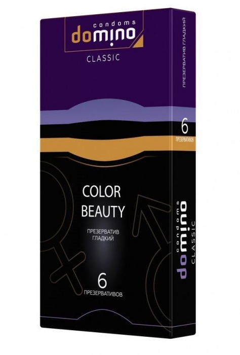 Разноцветные презервативы DOMINO Colour Beauty - 6 шт. - Domino - купить с доставкой в Невинномысске