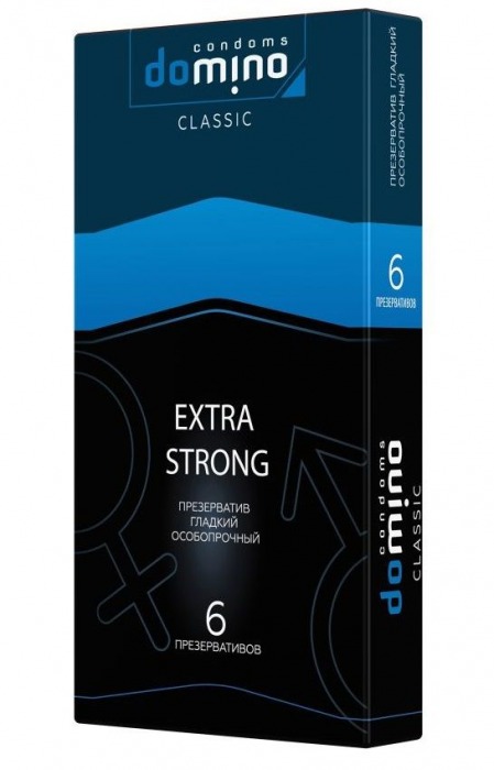 Суперпрочные презервативы DOMINO Extra Strong - 6 шт. - Domino - купить с доставкой в Невинномысске