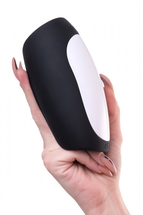 Черно-белый перезаряжаемый мастурбатор Erotist Hailstorm - Erotist Adult Toys - в Невинномысске купить с доставкой