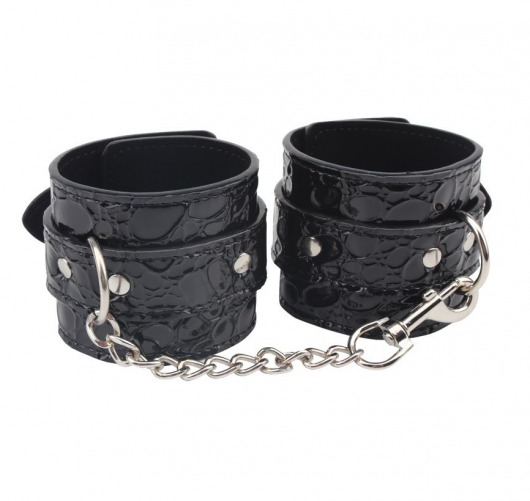 Черные наручники Be good Wrist Cuffs - Chisa - купить с доставкой в Невинномысске