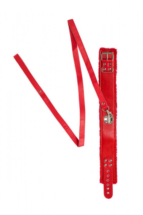Красный ошейник Circus с поводком - Lola Games - купить с доставкой в Невинномысске