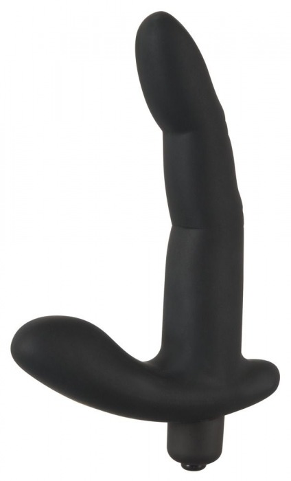 Черный вибромассажер простаты Naughty Finger Prostate Vibe - 13,8 см. - Orion - в Невинномысске купить с доставкой