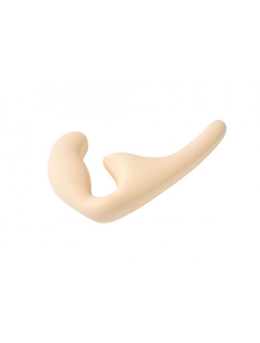 Бежевый безремневой страпон Seduction - 20,5 см. - Lola Games - купить с доставкой в Невинномысске