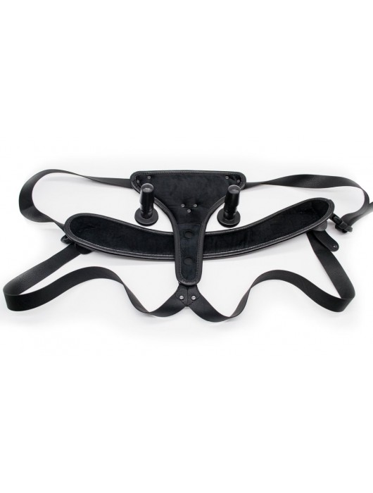 Реалистичный страпон Woman Midi с вагинальной пробкой - 19 см. - LOVETOY (А-Полимер) - купить с доставкой в Невинномысске