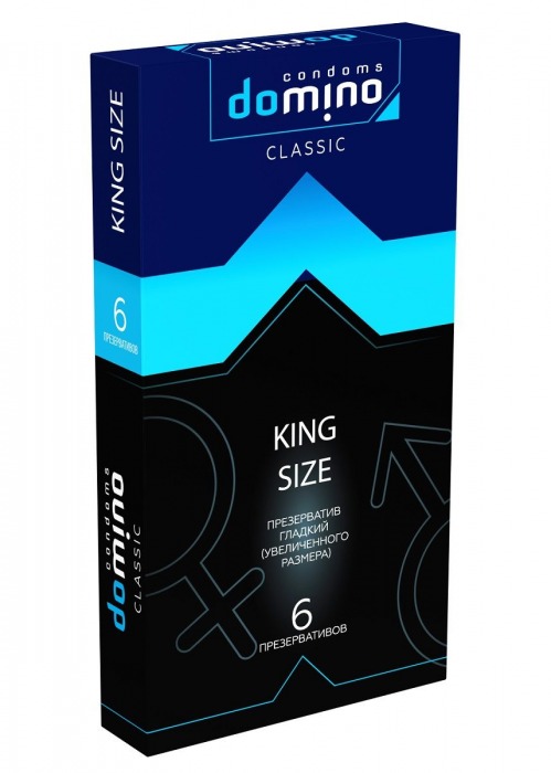 Презервативы увеличенного размера DOMINO Classic King size - 6 шт. - Domino - купить с доставкой в Невинномысске