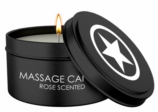 Массажная свеча с ароматом розы Massage Candle - Shots Media BV - купить с доставкой в Невинномысске