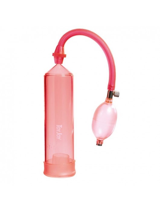 Красная вакуумная помпа Power Pump Red - Toy Joy - в Невинномысске купить с доставкой