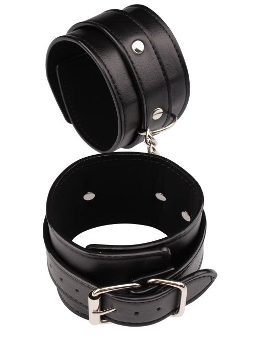 Черные оковы Classic Ankle Cuffs - Chisa - купить с доставкой в Невинномысске