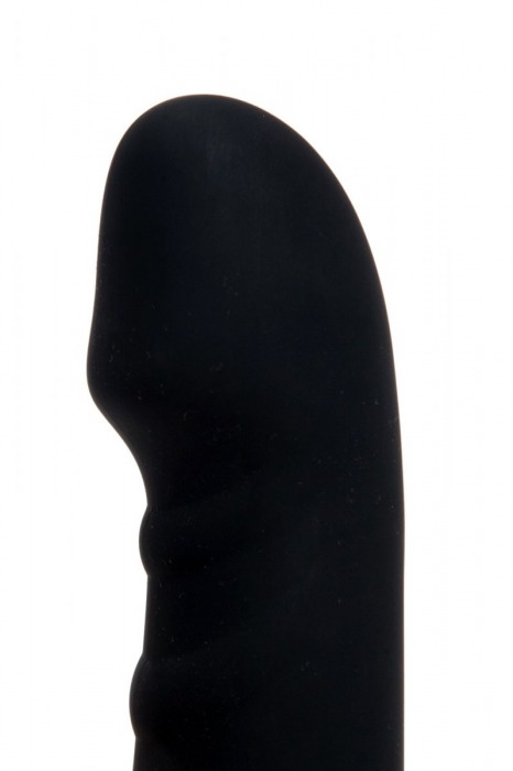 Черный силиконовый вибратор для точки G - 17 см. - 4sexdreaM