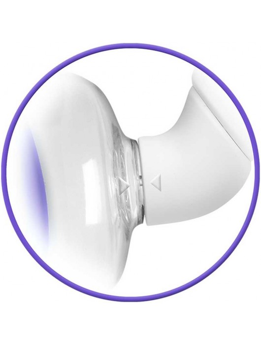 Автоматическая женская вибропомпа Bloom со сменными насадками - Doc Johnson