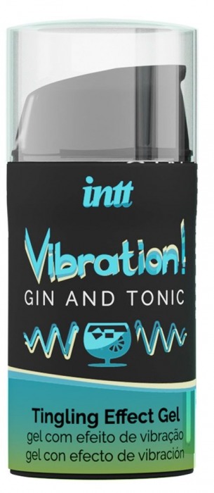 Жидкий интимный гель с эффектом вибрации Vibration! Gin   Tonic - 15 мл. - INTT - купить с доставкой в Невинномысске