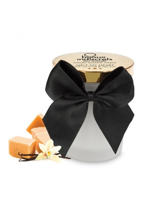 Массажная свеча Melt My Heart с ароматом карамели - 70 мл. - Bijoux Indiscrets - купить с доставкой в Невинномысске