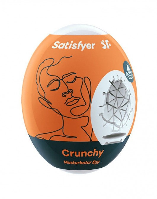 Мастурбатор-яйцо Satisfyer Crunchy Mini Masturbator - Satisfyer - в Невинномысске купить с доставкой