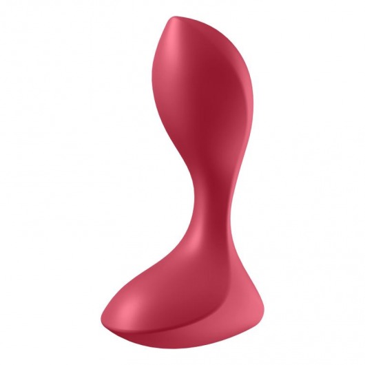 Красный вибромассажёр простаты Satisfyer Backdoor Lover - 14 см. - Satisfyer - в Невинномысске купить с доставкой