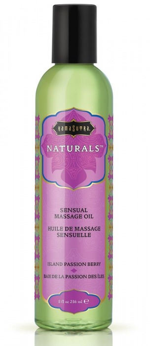 Массажное масло Naturals Island Passion Berry с ароматом тропических фруктов - 236 мл. - Kama Sutra - купить с доставкой в Невинномысске