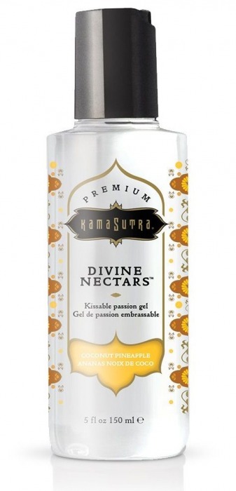 Гель-лубрикант на водной основе Divine Nectars Vanilla с ароматом ванили - 150 мл. - Kama Sutra - купить с доставкой в Невинномысске
