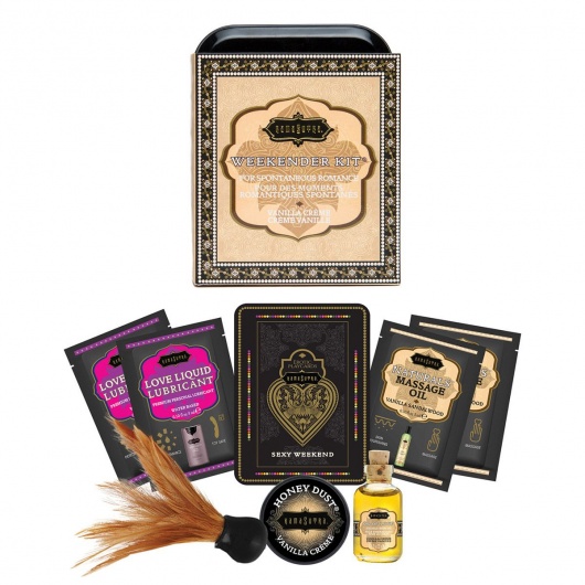 Эротический набор Weekender Kit Vanilla Creme - Kama Sutra - купить с доставкой в Невинномысске