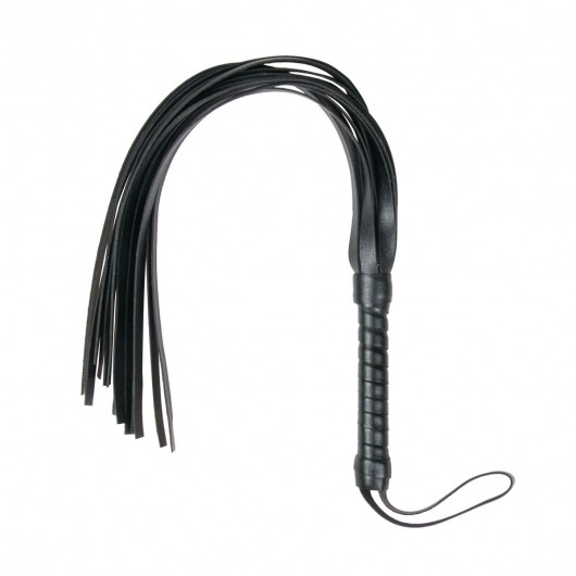 Черный флоггер Flogger Whip - 46 см. - Easy toys - купить с доставкой в Невинномысске