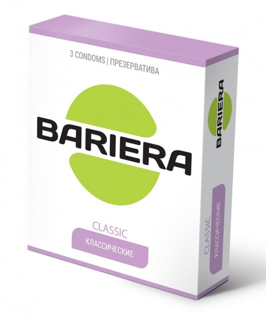 Классические презервативы Bariera Classic - 3 шт. - Bariera - купить с доставкой в Невинномысске