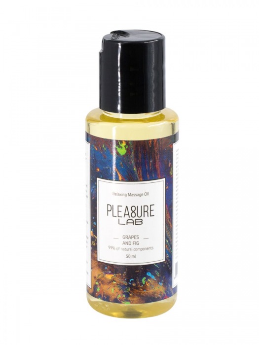 Массажное масло Pleasure Lab Relaxing с ароматом винограда и инжира - 50 мл. - Pleasure Lab - купить с доставкой в Невинномысске
