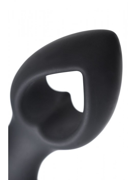 Черная анальная вибровтулка Cordis S - 10,5 см. - POPO Pleasure