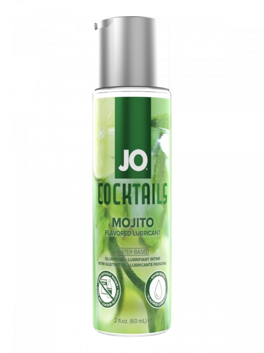 Вкусовой лубрикант на водной основе JO Cocktails Mojito - 60 мл. - System JO - купить с доставкой в Невинномысске