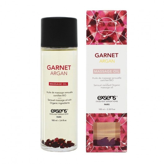 Органическое массажное масло GARNET ARGAN - 100 мл. - Exsens - купить с доставкой в Невинномысске