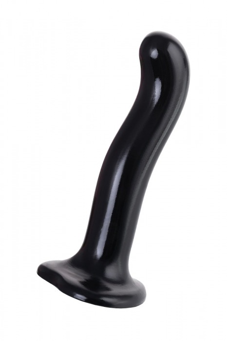 Черный стимулятор для пар P G-Spot Dildo Size M - 18 см. - Strap-on-me - в Невинномысске купить с доставкой